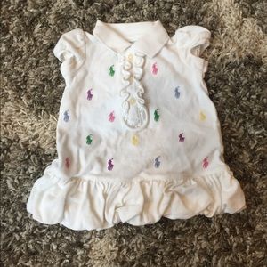 ✨Rare Baby girl vintage Ralph Lauren polo dress✨